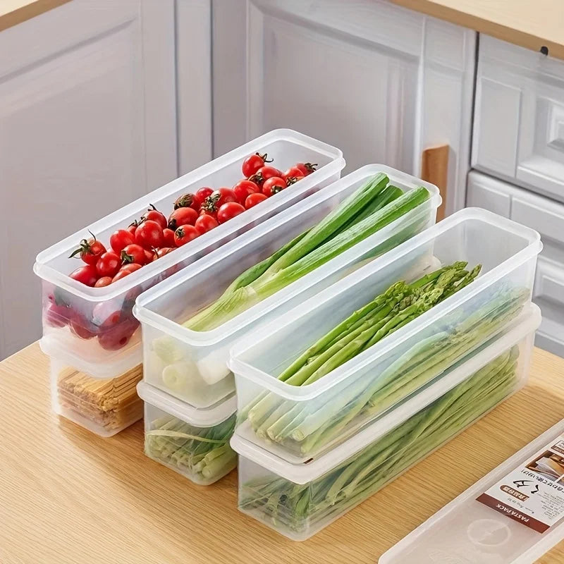 HAVENORA 4-Piece Clear Refrigerator Organizer Set