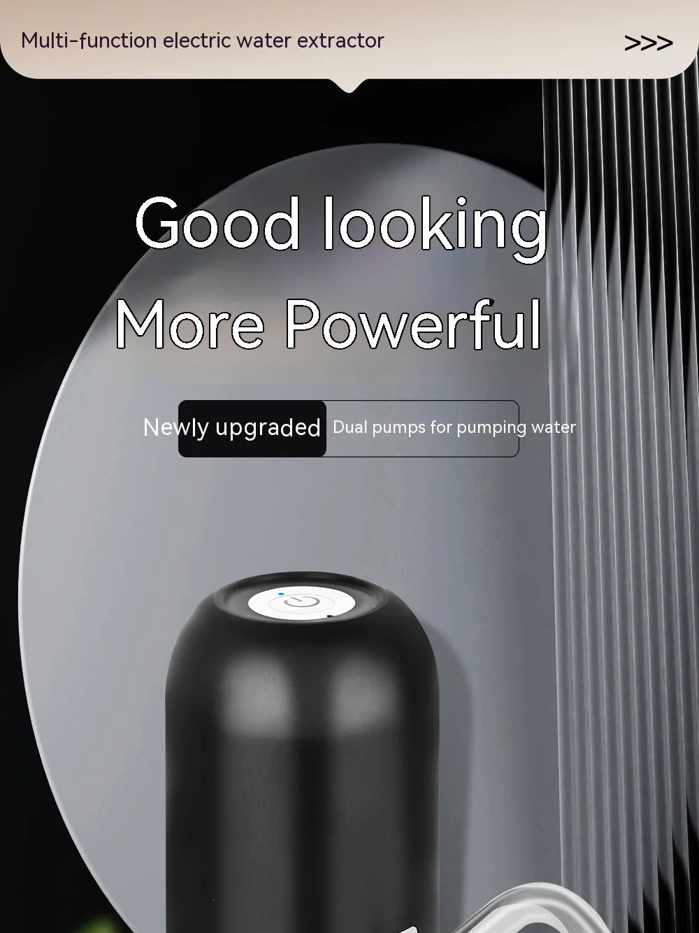 HAVENORA USB-Rechargeable Water Bottle Pump