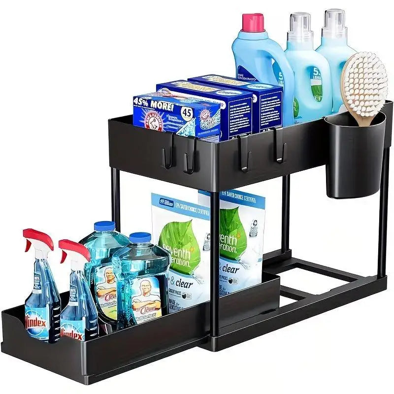 HAVENORA 2-Tier Sliding Under-Sink Organizer