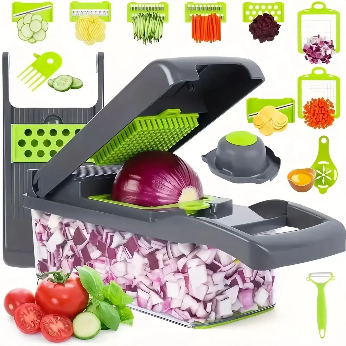 HAVENORA Vegetable Chopper & Slicer | 14-in-1 or 16-in-1