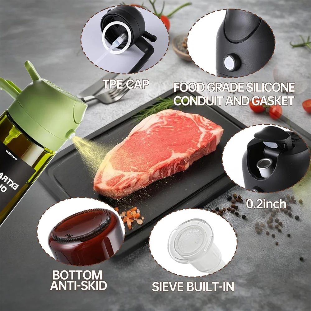 HAVENORA 470 ml 2-in-1 Oil Sprayer & Dispenser