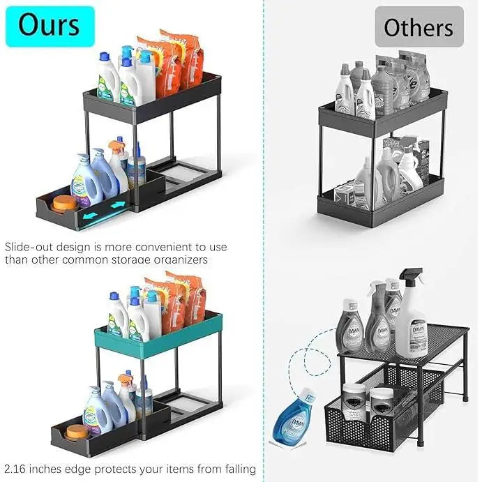 HAVENORA 2-Tier Sliding Under-Sink Organizer