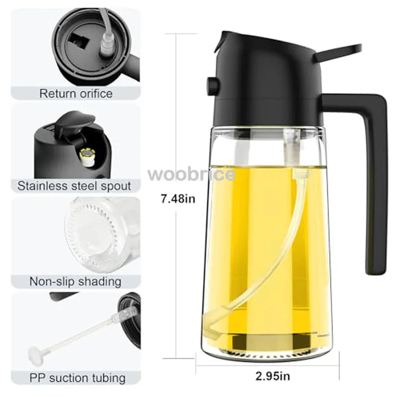 HAVENORA 2-in-1 Oil Sprayer & Dispenser
