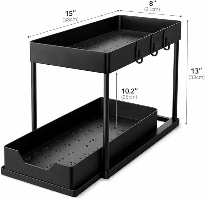 HAVENORA 2-Tier Sliding Under-Sink Organizer