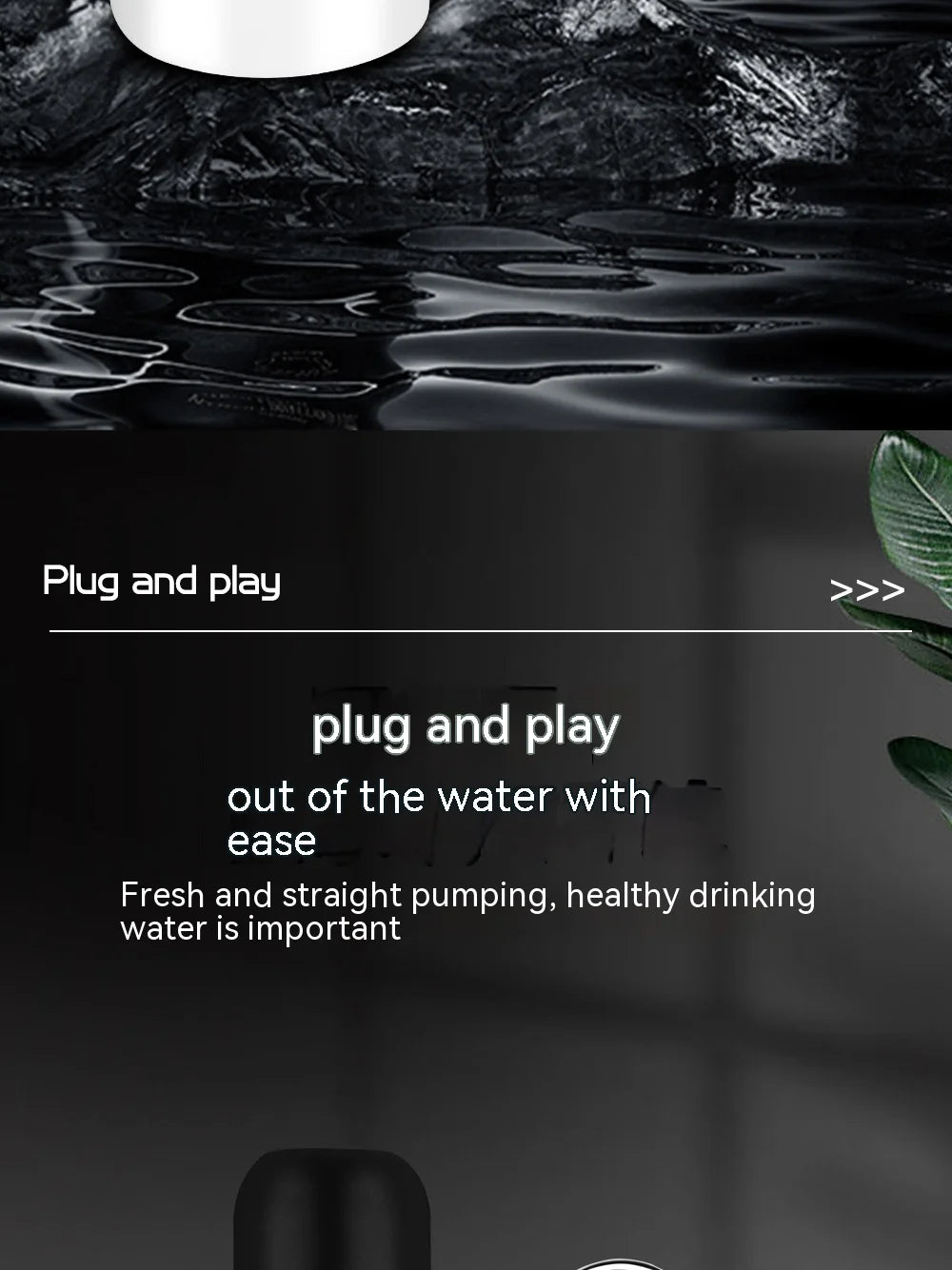 HAVENORA USB-Rechargeable Water Bottle Pump