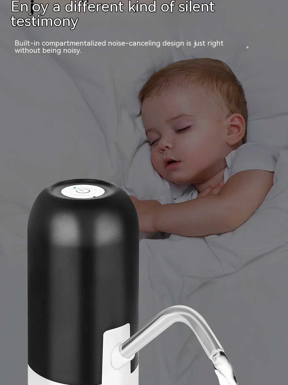 HAVENORA USB-Rechargeable Water Bottle Pump