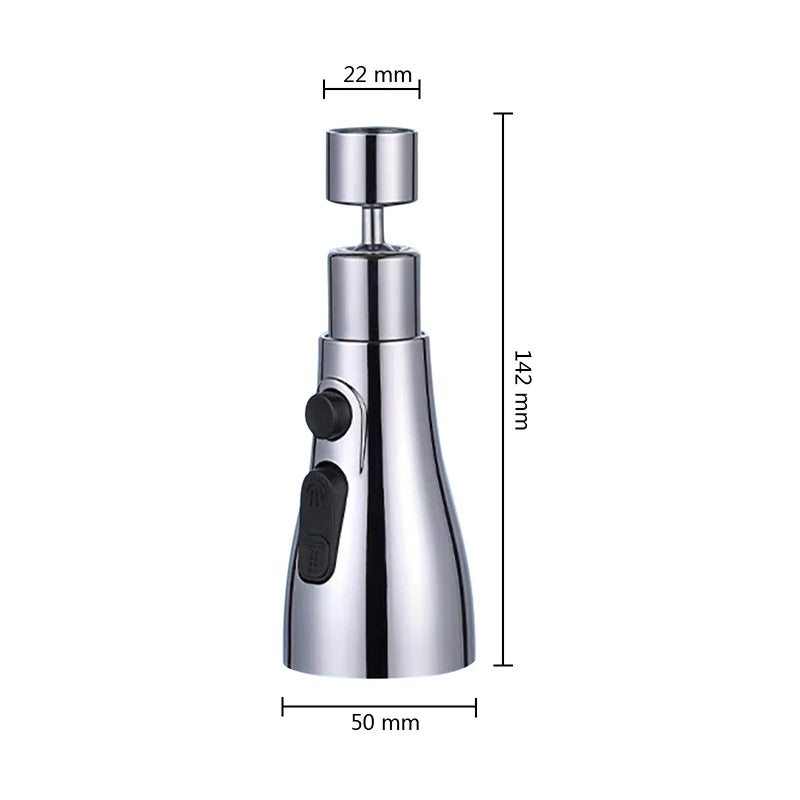 HAVENORA 3-Mode Swivel Kitchen Faucet Extender