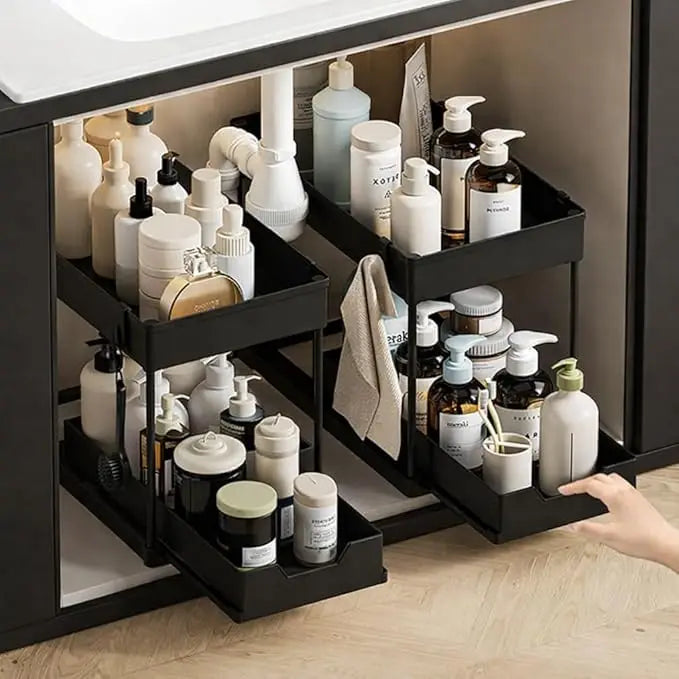 HAVENORA 2-Tier Sliding Under-Sink Organizer