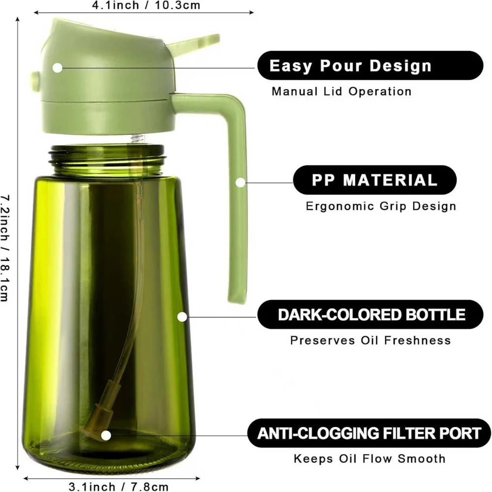 HAVENORA 470 ml 2-in-1 Oil Sprayer & Dispenser